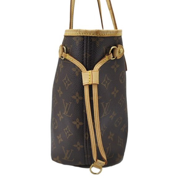 LOUIS VUITTON Monogram Neverfull PM M41000 TH3017 Handbag Shoulder Bag Leather C - Picture 5 of 10